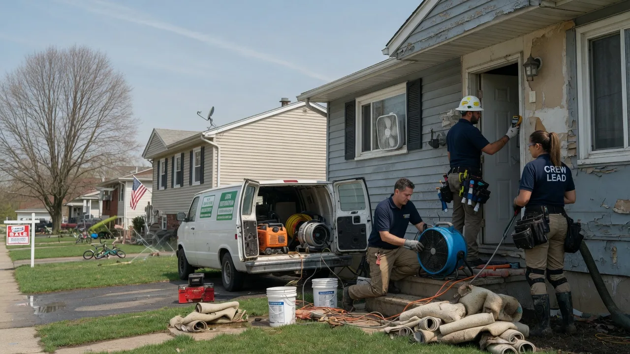 Flood Cleanup in Edinburg, PA near me
